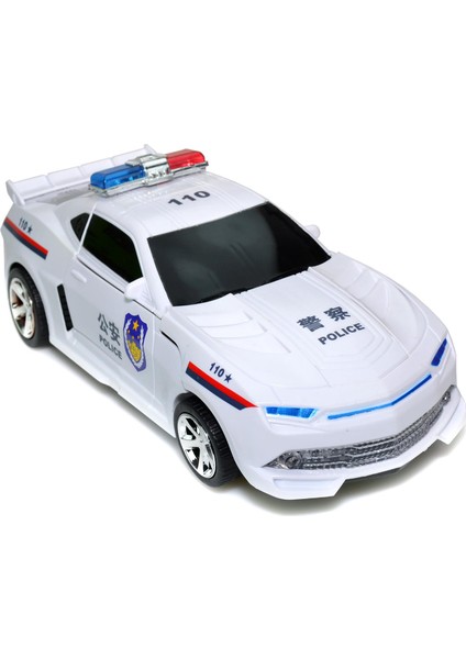 Powerhob Oyuncak Robot Polis Arabası 30 Cm