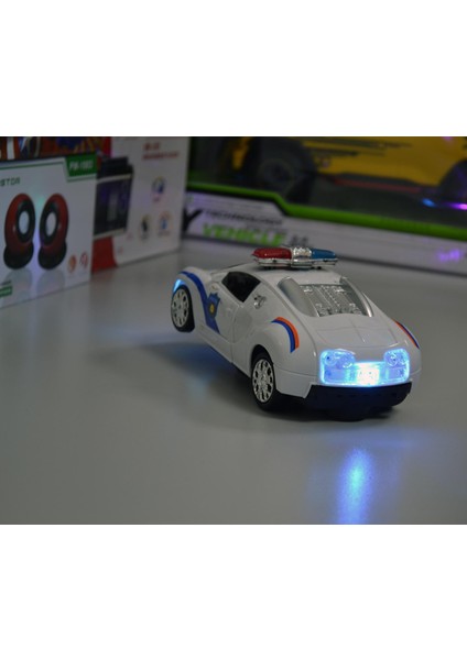 Powerhob Oyuncak Robot Polis Arabası 30 Cm