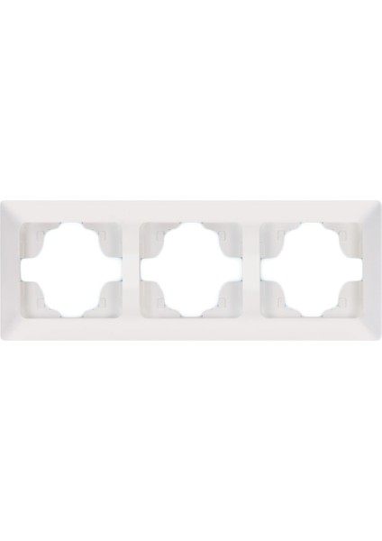 ARAS BEYAZ ÜÇLÜ YATAY ÇERÇEVE