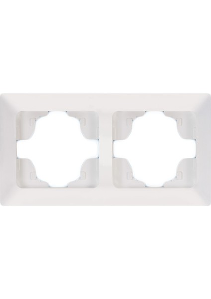 ARAS BEYAZ İKİLİ PRİZ ÇERÇEVE 1 KUTU