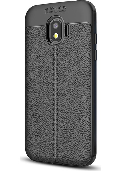 Samsung Galaxy J2 Pro 2018 Kılıf Suni Deri Silikon