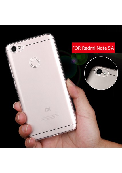 Xiaomi Redmi Note 5A Kılıf Transparent Soft