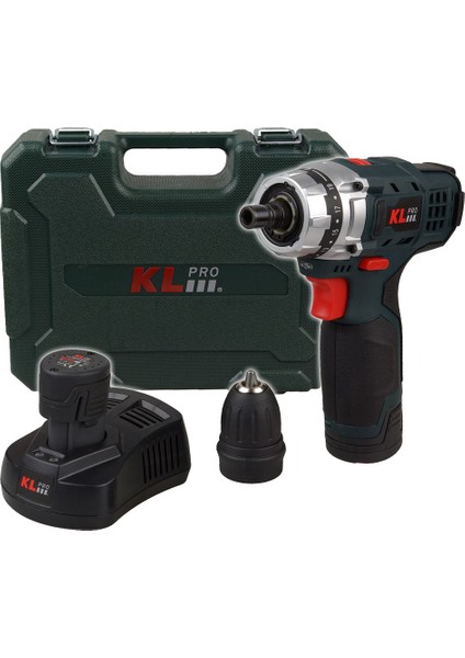 Klpro Klnm1020 10.8Volt/2.0Ah Li-İon Çift Akülü Profesyonel Vidalama