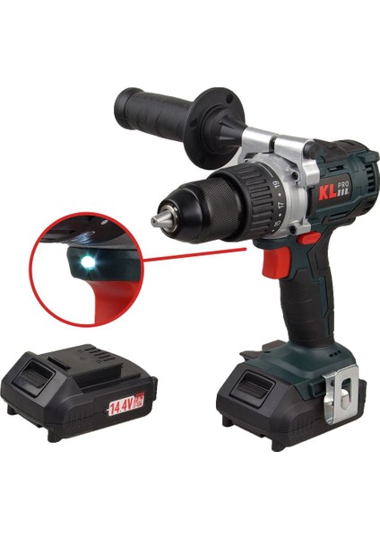 KL Pro  Klnm1820B 18Volt/2.0Ah Li-İon Çift Akülü Kömürsüz Profesyonel Vidalama