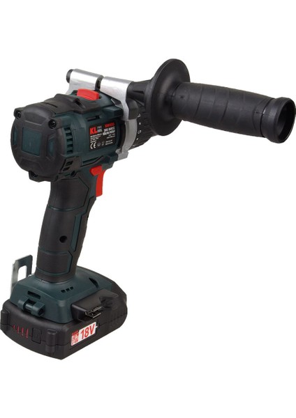 KL Pro  Klnm1820B 18Volt/2.0Ah Li-İon Çift Akülü Kömürsüz Profesyonel Vidalama