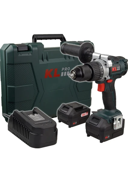 KL Pro  Klnm1840B 18Volt/4.0Ah Li-İon Çift Akülü Kömürsüz Profesyonel Vidalama