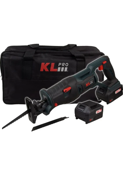 KL Pro  Kltkt1840B 18Volt/4.0Ah Li-Ion Kömürsüz Profesyonel Tilki Kuyruğu Testere