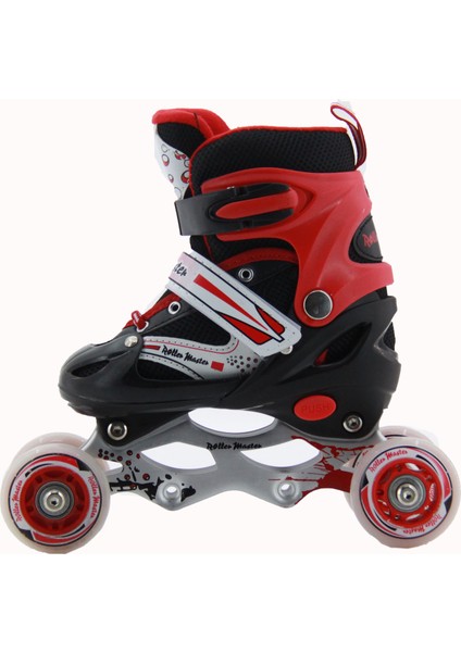 Çubuklu Paten 31-34 Kırmızı modelleri