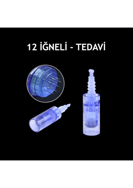 Dr.Pen 10 Adet Dermapen İğnesi Dermapen Cihazları İçin Mavi İğne Kartuşu