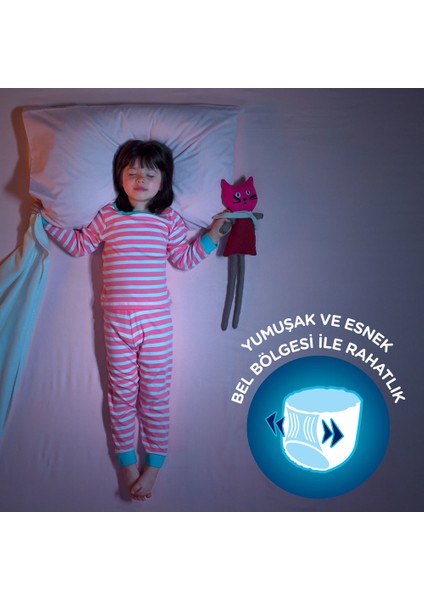 Huggies DryNites Kız Emici Gece Külodu 4-7 Yaş 10 Adet