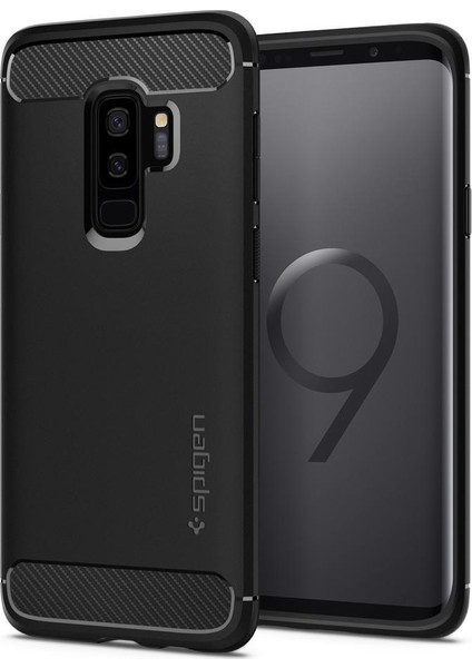 Samsung Galaxy S9 Plus Kılıf Rugged Armor Matte Black - 593CS22921