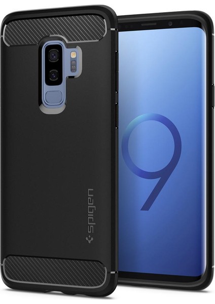 Samsung Galaxy S9 Plus Kılıf Rugged Armor Matte Black - 593CS22921