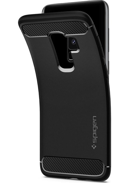 Samsung Galaxy S9 Plus Kılıf Rugged Armor Matte Black - 593CS22921