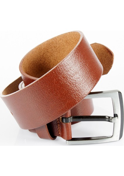 Erkek Taba 4,5 cm Tokalı Orjinal Deri Spor Kemer 1701374 modelleri