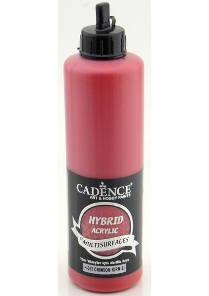 Multi Surface Hibrit Boya H053 Crimson Kırmızı 500 ml