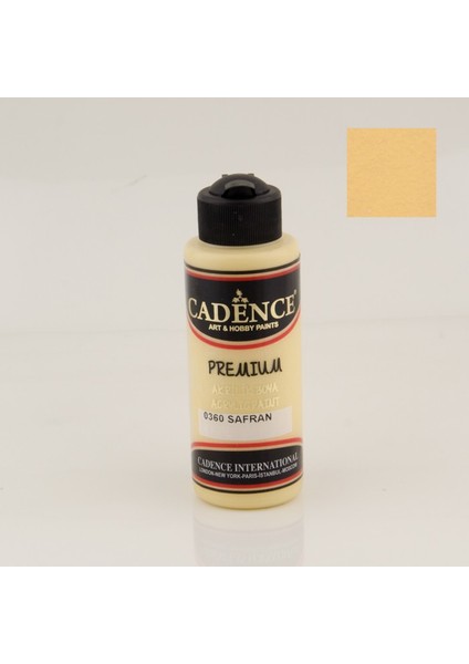 Cadence Premium Akrilik Boya 0360 - Safran 120 ml