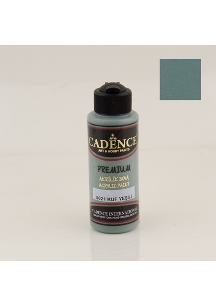 Cadence Premium Akrilik Boya 5021 - Küf Yeşili 120 ml