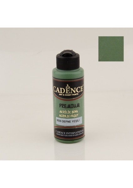 Cadence Premium Akrilik Boya 8030 - Defne Yeşili 120 ml