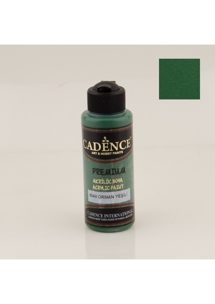 Cadence Premium Akrilik Boya 9048 - Orman Yeşili 120 ml