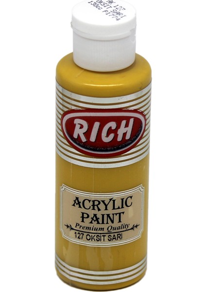Akrilik Boya 127 - Oksit Sarı 130 cc