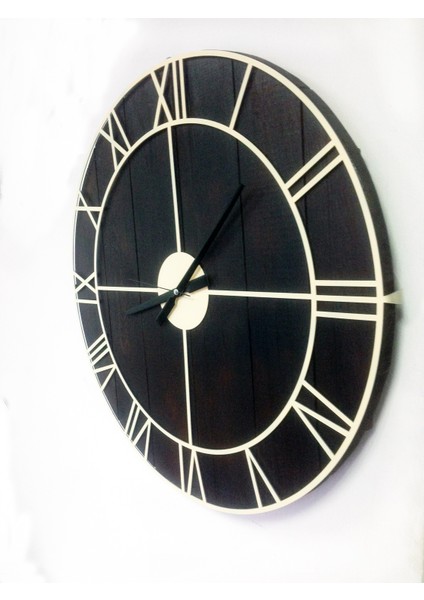 Ahşap ve Metal Duvar Saati