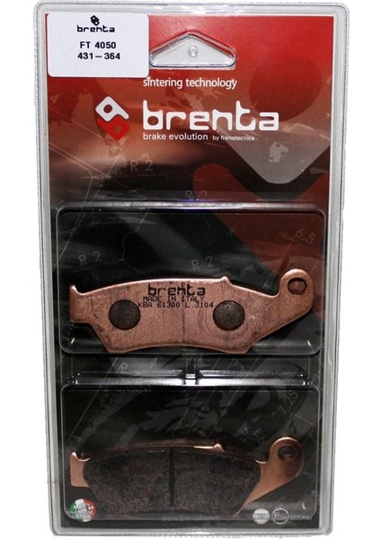 Yamaha YZ 125 Disk Sinter Metal Fren Balata Ön (2005-2008)