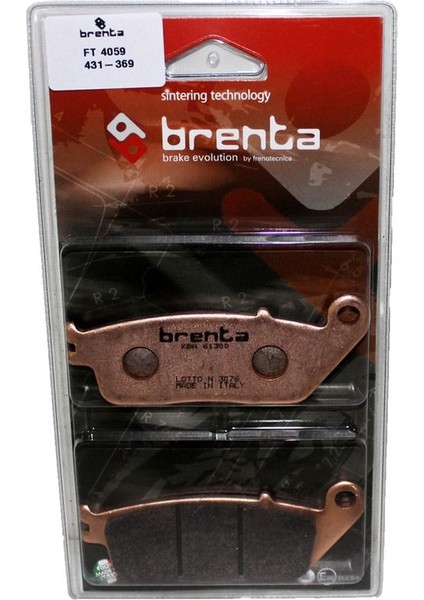 Honda CBR 650 F Disk Sinter Metal Fren Balata Ön (2014-2015)