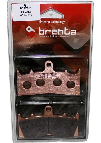 Kawasaki ZX-6 R NINJA Disk Sinter Metal Fren Balata Ön (1998)