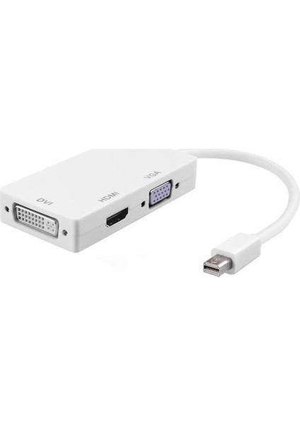 Minidisplayport to Dvi Vga Hdmi Dönüştürücü Thunterbold