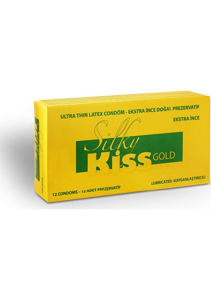 Silky Kiss Gold Ekstra İnce Prezervatif 12 Adet