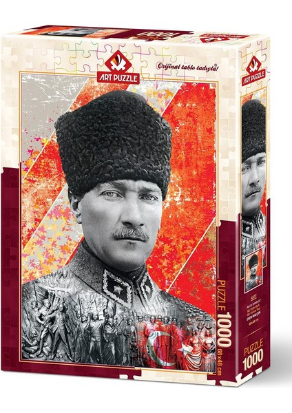 Art Puzzle 1000 Parça Puzzle : Ata'm İzindeyiz 68 x 48 4377