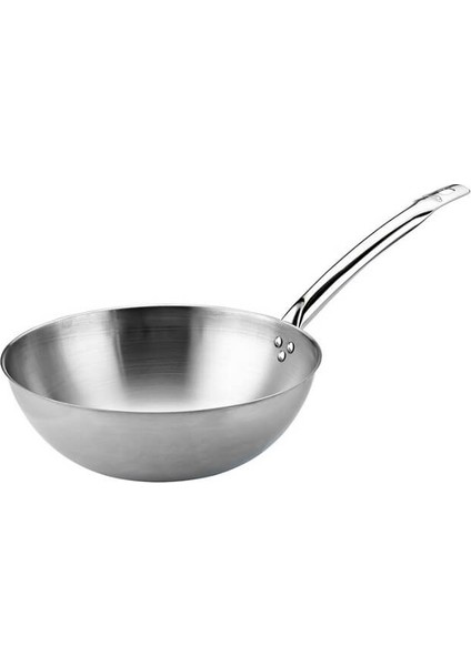 Çelik Wok Tava 26 cm – Zafer Endüstriyel Mutfak