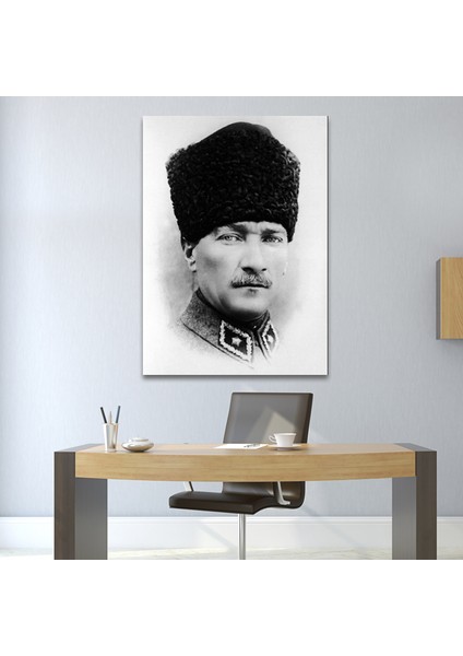 Karakalem Atatürk Portresi 35X50 Cm