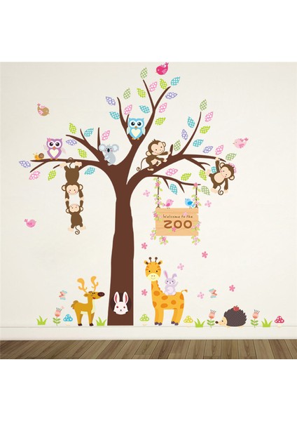 Köpek Koala Kablumbağ Çocuk Odası Pvc Duvar Sticker fiyatları