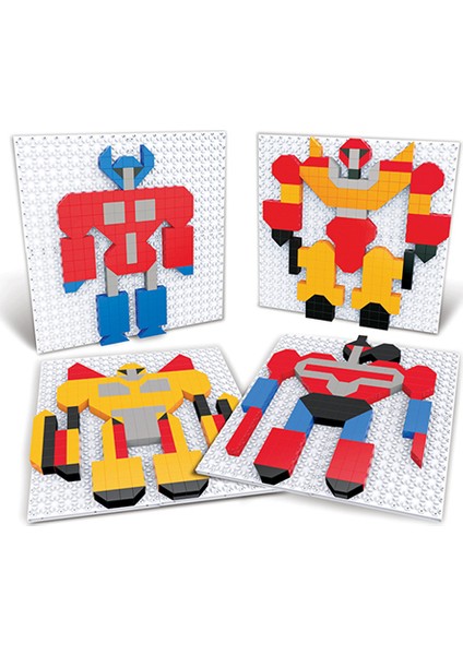 Puzzle Robotlar Serisi 4 Farklı Puzzle 357 Parça