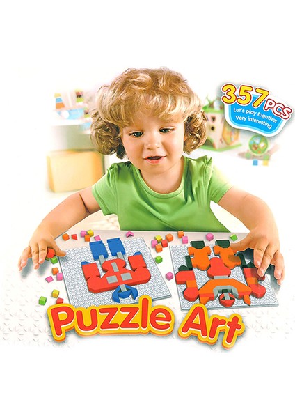 Puzzle Robotlar Serisi 4 Farklı Puzzle 357 Parça