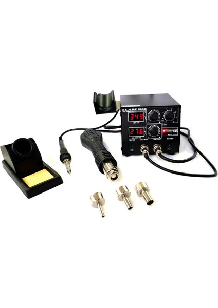 868D Dijital Isı Ayarlı Lehimleme İstasyonu +5V Usb Çıkışlı