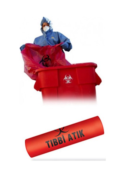 Tıbbi Atık Torbası 72X95 Battal Boy - 1 Koli