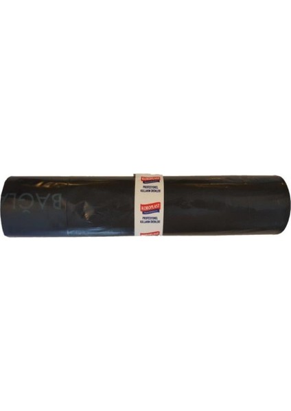 Siyah Eko Endüstriyel Hantal Boy 100X150 Çöp Torbası - 1 Koli