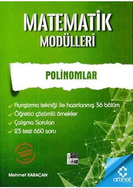 Artınet Matematik Modülleri - Polinomlar - Mehmet Karacan