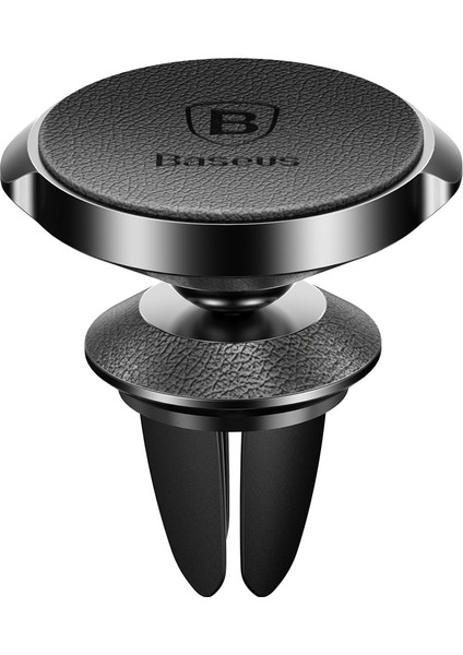 Small Ears Series Magnetic Suction Air Outlet Bracket Telefon Tutucu Siyah Suer E01