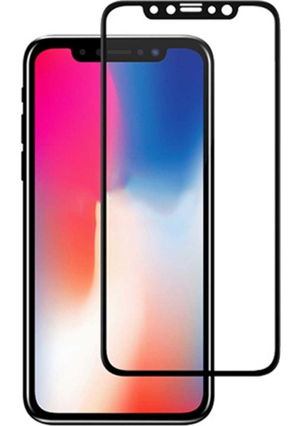 Apple iPhone X 3D Kavisli Temperli Ekran Koruyucu