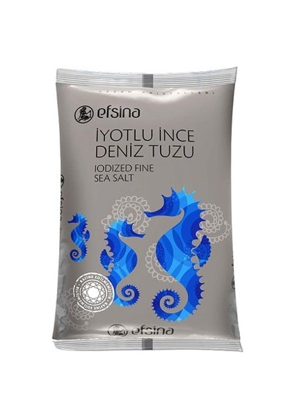 İyotlu İnce Deniz Tuzu 750 gr