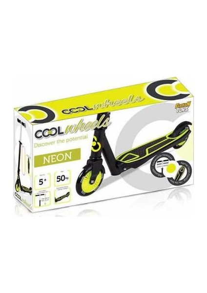 Cool Wheels 2 Tekerlekli Scooter Neon Sarı