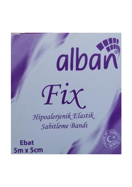 Fix 5x5 cm Hipoalerjenik Elastik Sabitleme Bandı