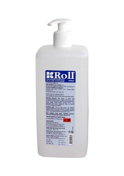 ROLL Antiseptik El Cilt Antiseptiği Dezenfektanı 1000 ML