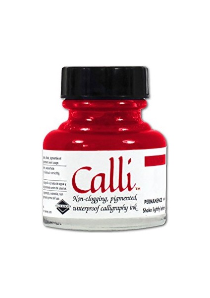 Daler Rowney Calli Kaligrafi Mürekkebi 29,5ml N:073 Scarlet