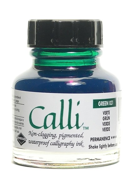 Daler Rowney Calli Kaligrafi Mürekkebi 29,5ml N:031 Green