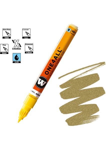 127HS-CO One4all 1.5mm - N:228 Metallic Gold