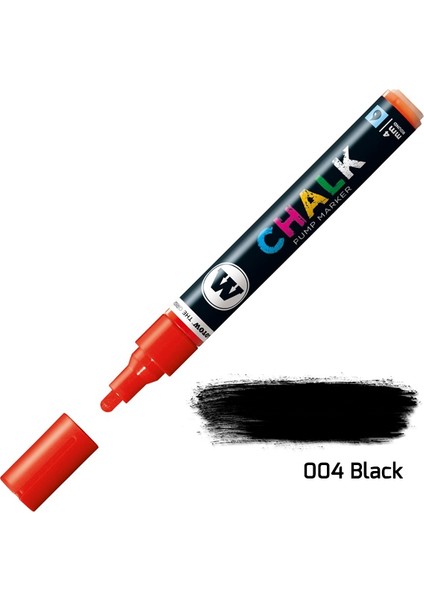 Chalk Marker Karatahta Kalemi 4Mm - N:004 Black